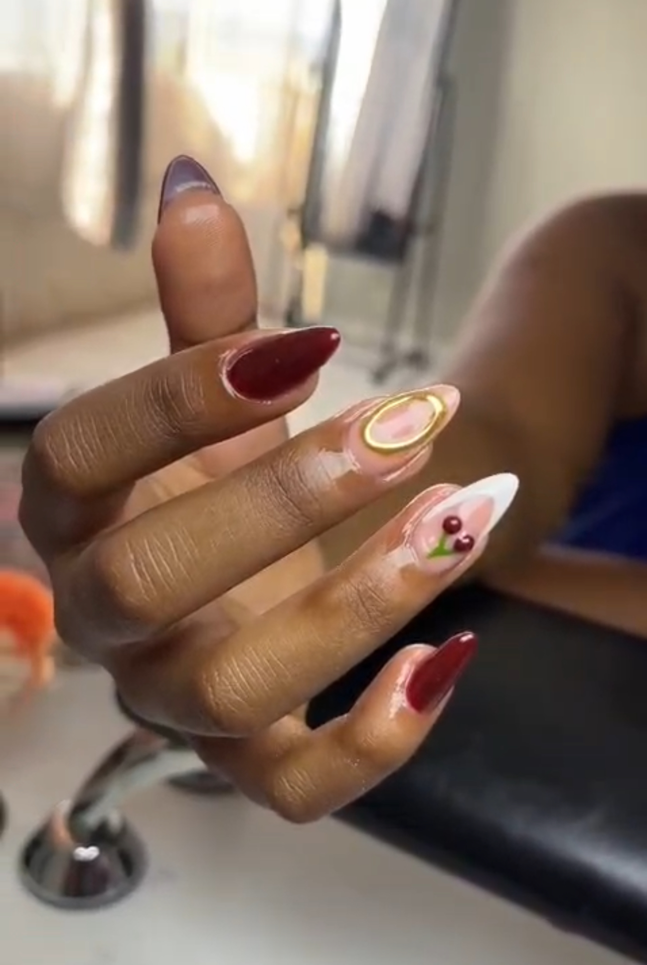 Nail work sample